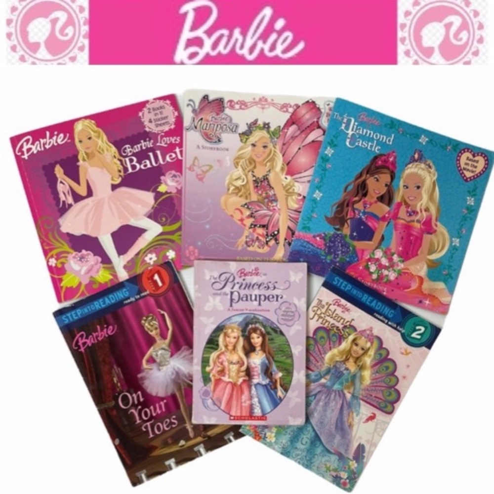Barbie Bundle Set of 6 Books Bundle Lot